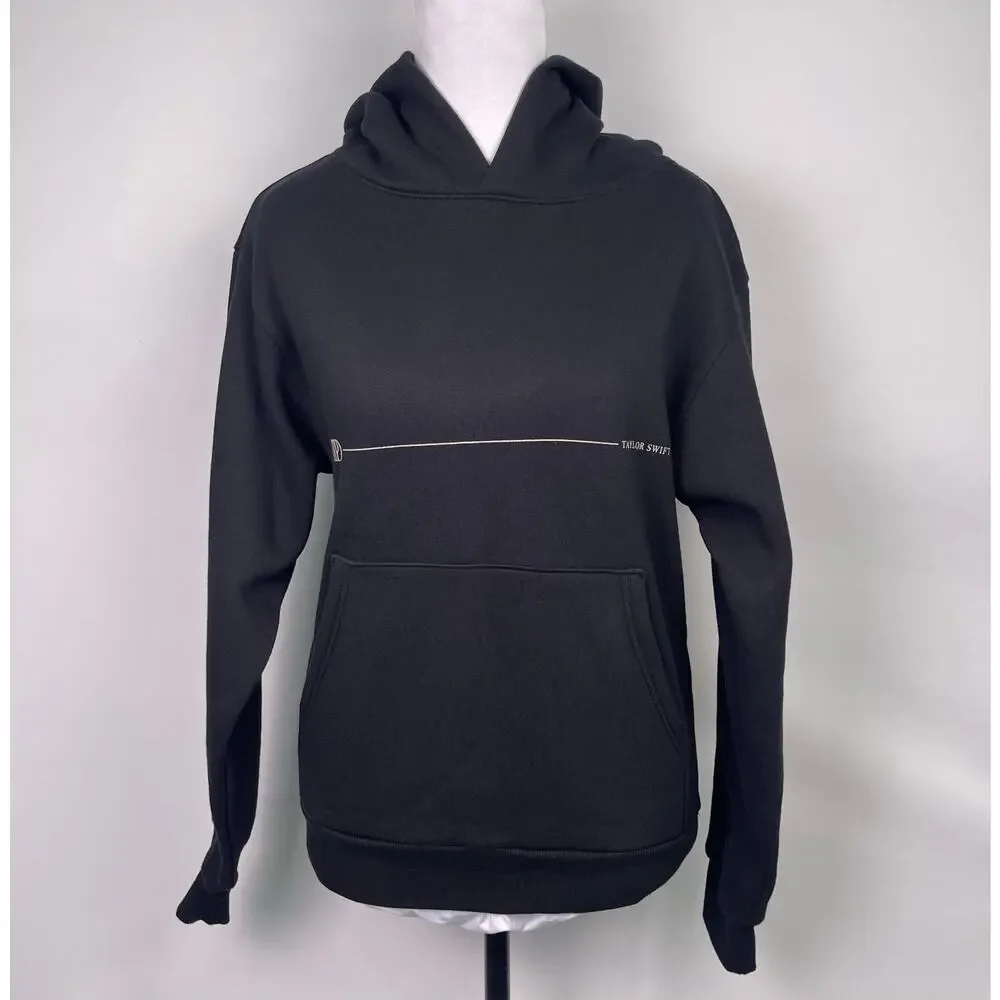 Taylor Swift The Tortured Poets Department Black Hoodie XS Official Merch - Picture 3 of 8